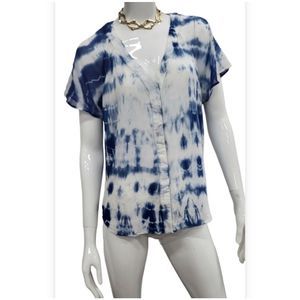 NWOT Gypsy 05 Silk Tie Dye Blouse XS